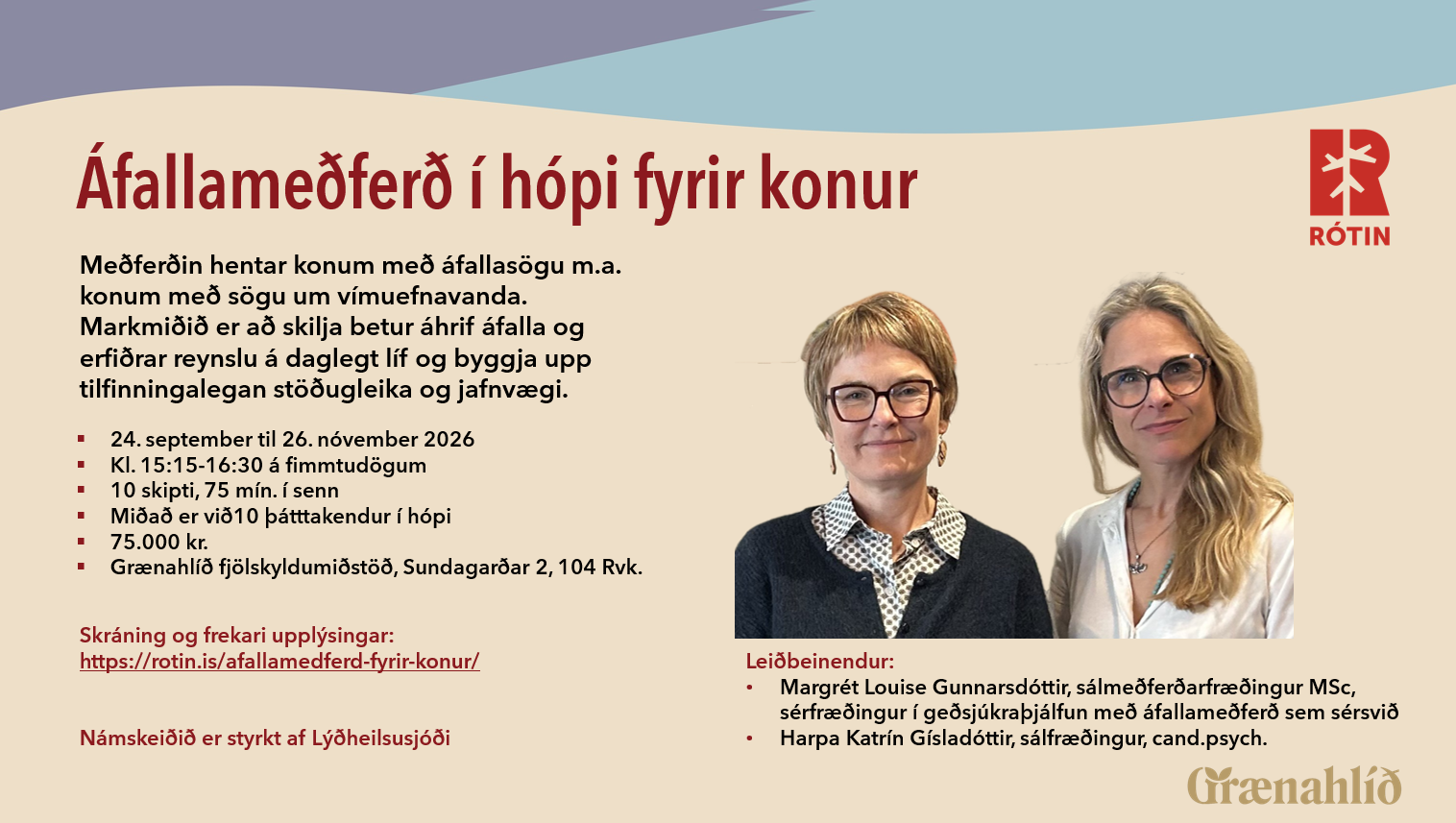 Áfallameðferð í hópi fyrir konur